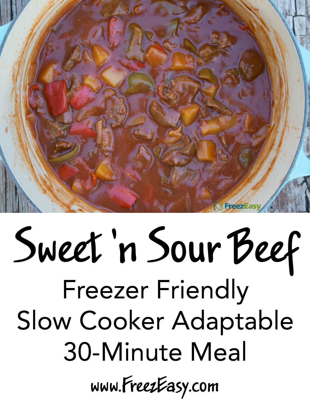 Sweet n Sour Beef on FreezEasy.com