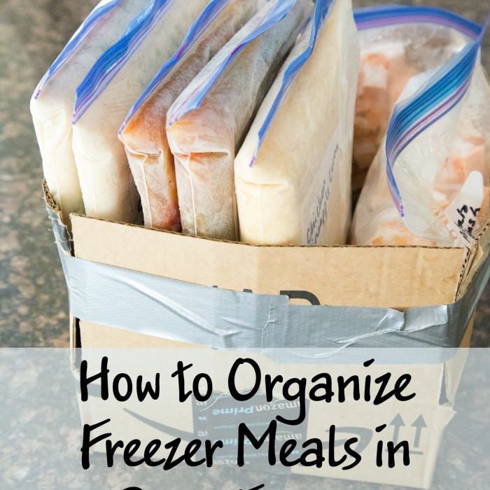 How to Organize Freezer Meals in Deep Freezer